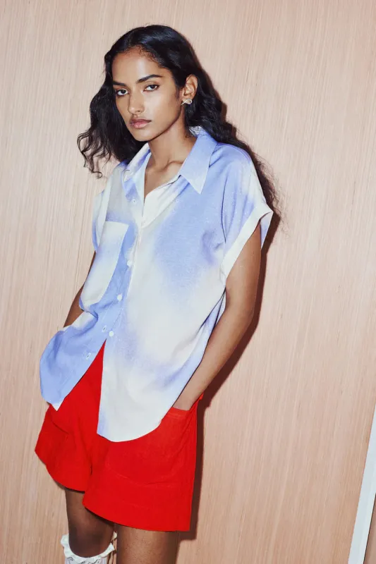 EVE GRAVEL - CHEMISIER ARTIC - NUAGE - PÉ25 sold by Boutique Unicorn