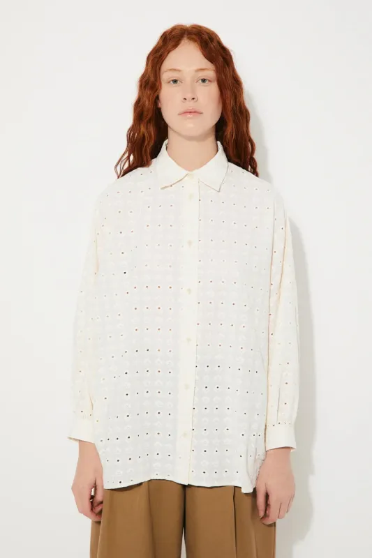 RITA ROW - CHEMISIER SEED - CRÈME - PÉ25 sold by Boutique Unicorn