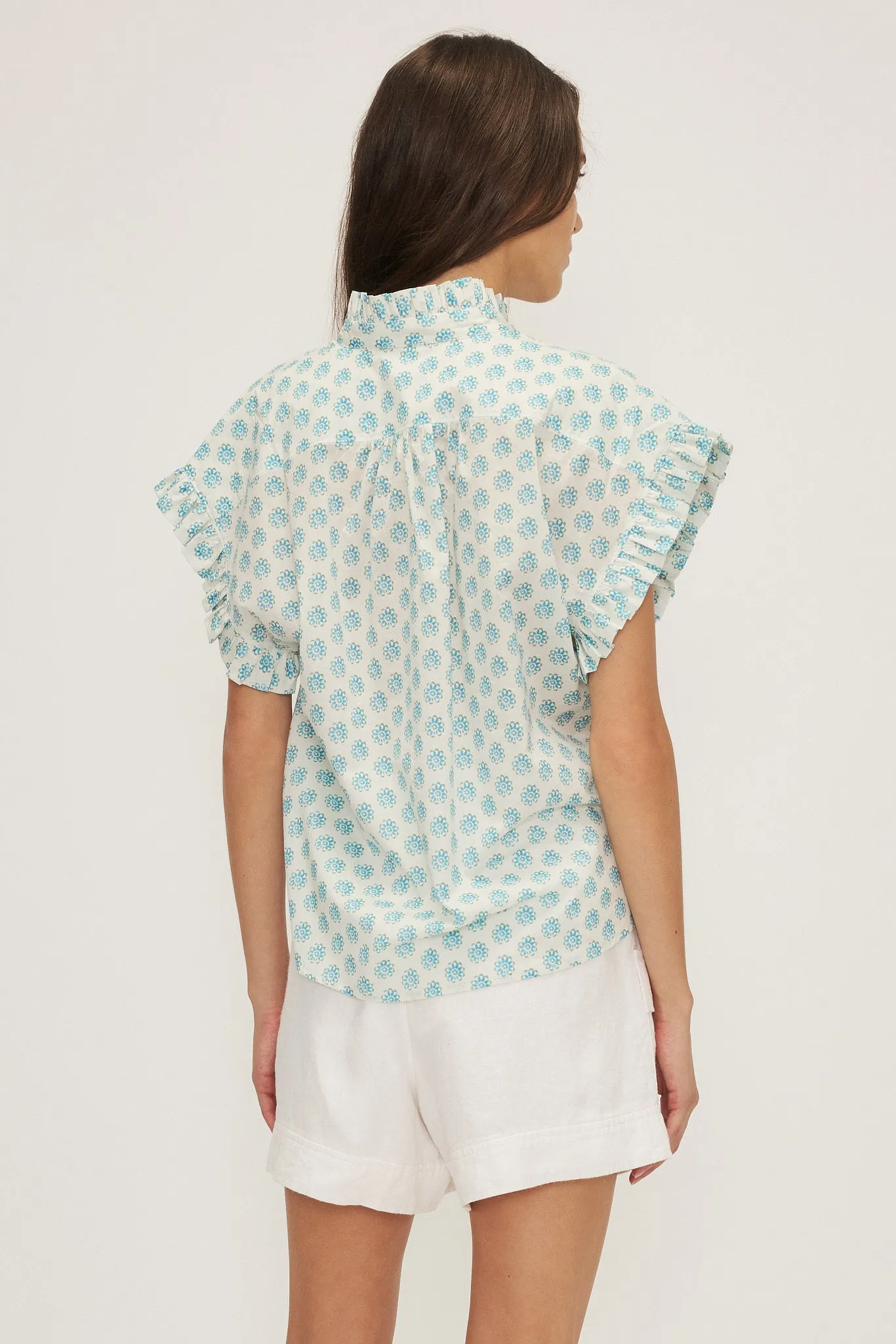 MELISSA NEPTON - BLOUSE JOLYAN - FLEUR BLEU - PÉ25 sold by Boutique Unicorn product image thumbnail 2