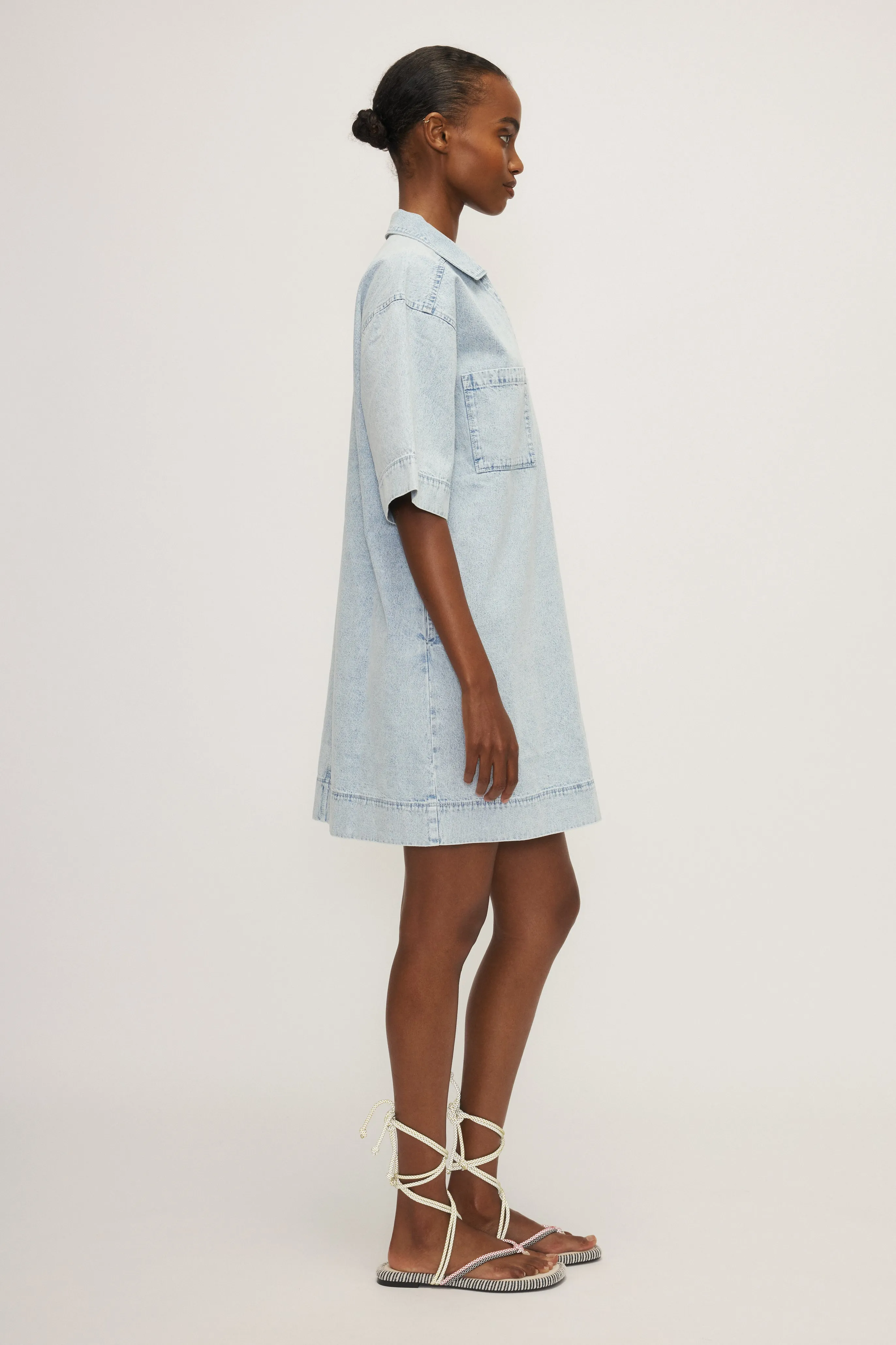 MELISSA NEPTON - ROBE MAGDA - BLEU DÉLAVÉ - PÉ25 sold by Boutique Unicorn product image thumbnail 3