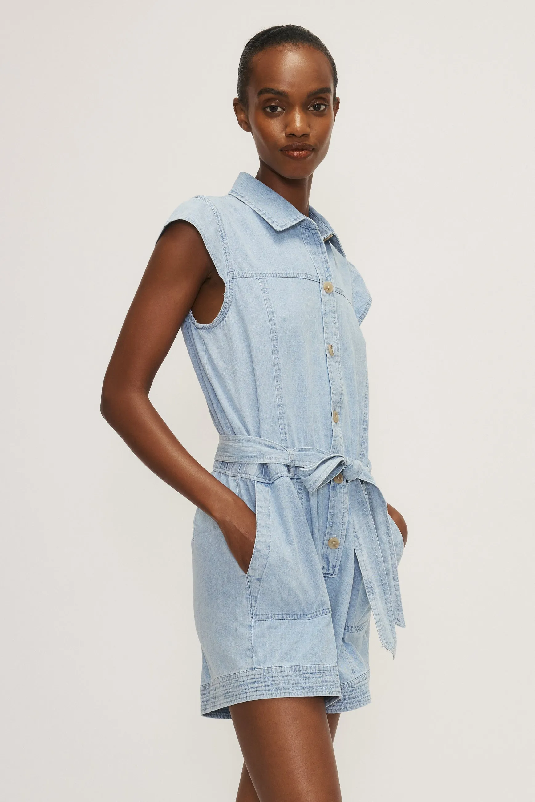 MELISSA NEPTON - ROMPER ULYSSE - BLEU DÉLAVÉ - PÉ25 sold by Boutique Unicorn product image thumbnail 2