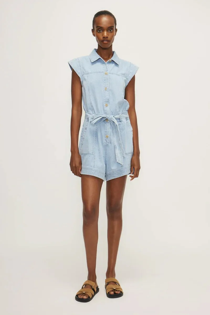 MELISSA NEPTON - ROMPER ULYSSE - BLEU DÉLAVÉ - PÉ25 sold by Boutique Unicorn