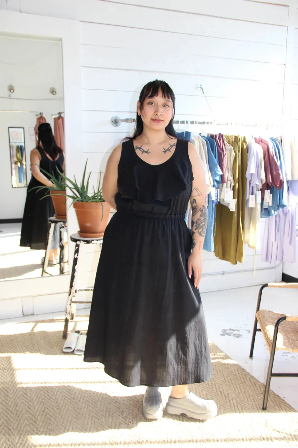 EVE GRAVEL - ROBE ARABEL - NOIR - PÉ25 sold by Boutique Unicorn