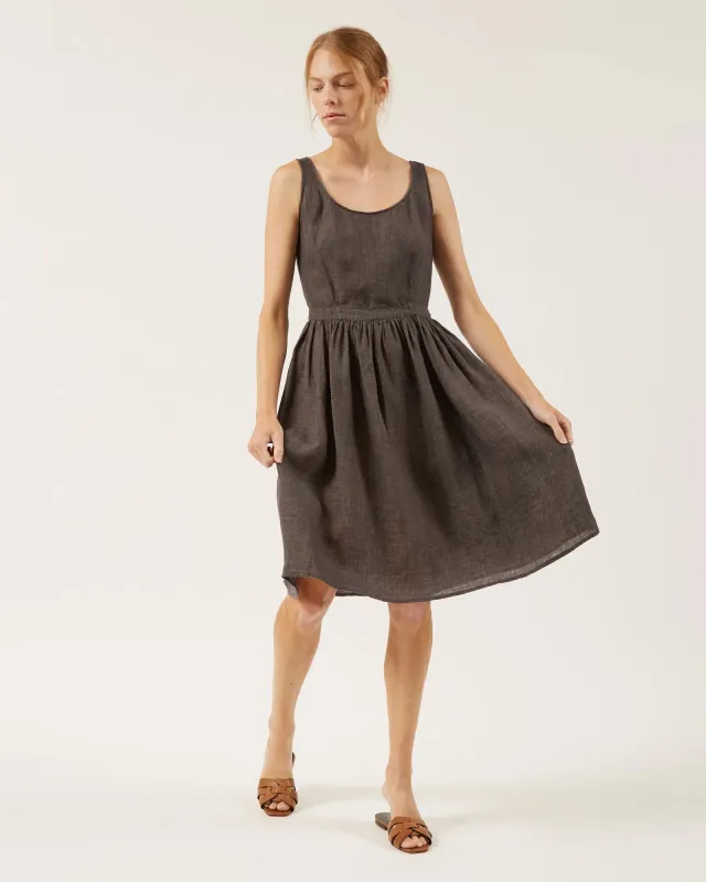 NAIF - ROBE SHADAI - LIN CHARBON - PÉ25 sold by Boutique Unicorn