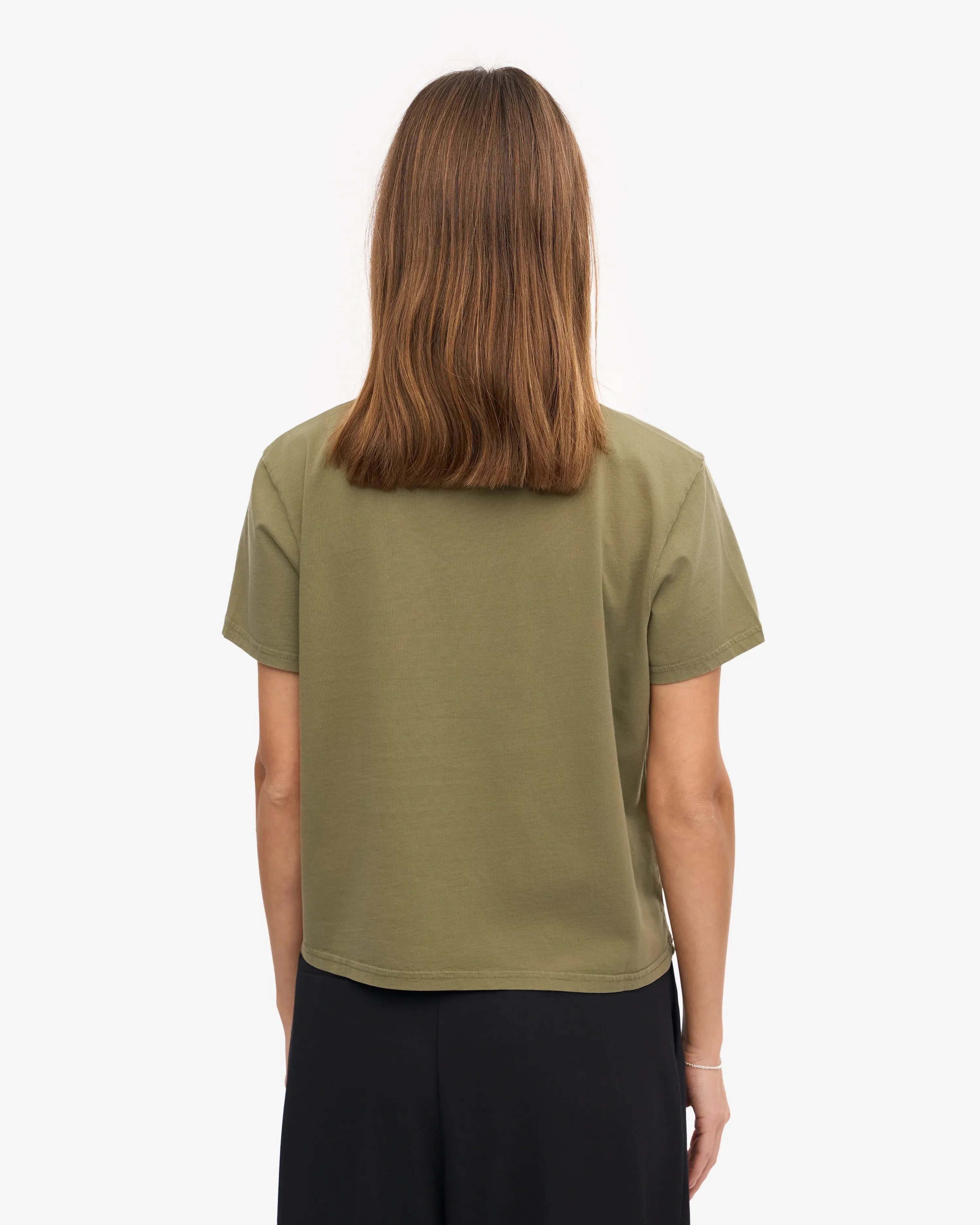 COLORFUL STANDARD - T SHIRT BOXY COURT - DUSTY OLIVE sold by Boutique Unicorn product image thumbnail 4