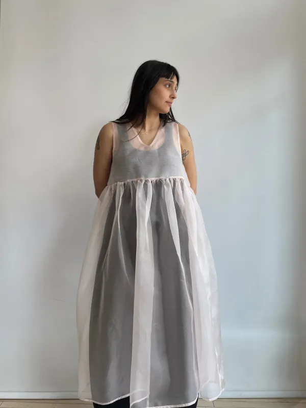 NOEMIAH - ROBE COCO EN SOIE - ROSE sold by Boutique Unicorn