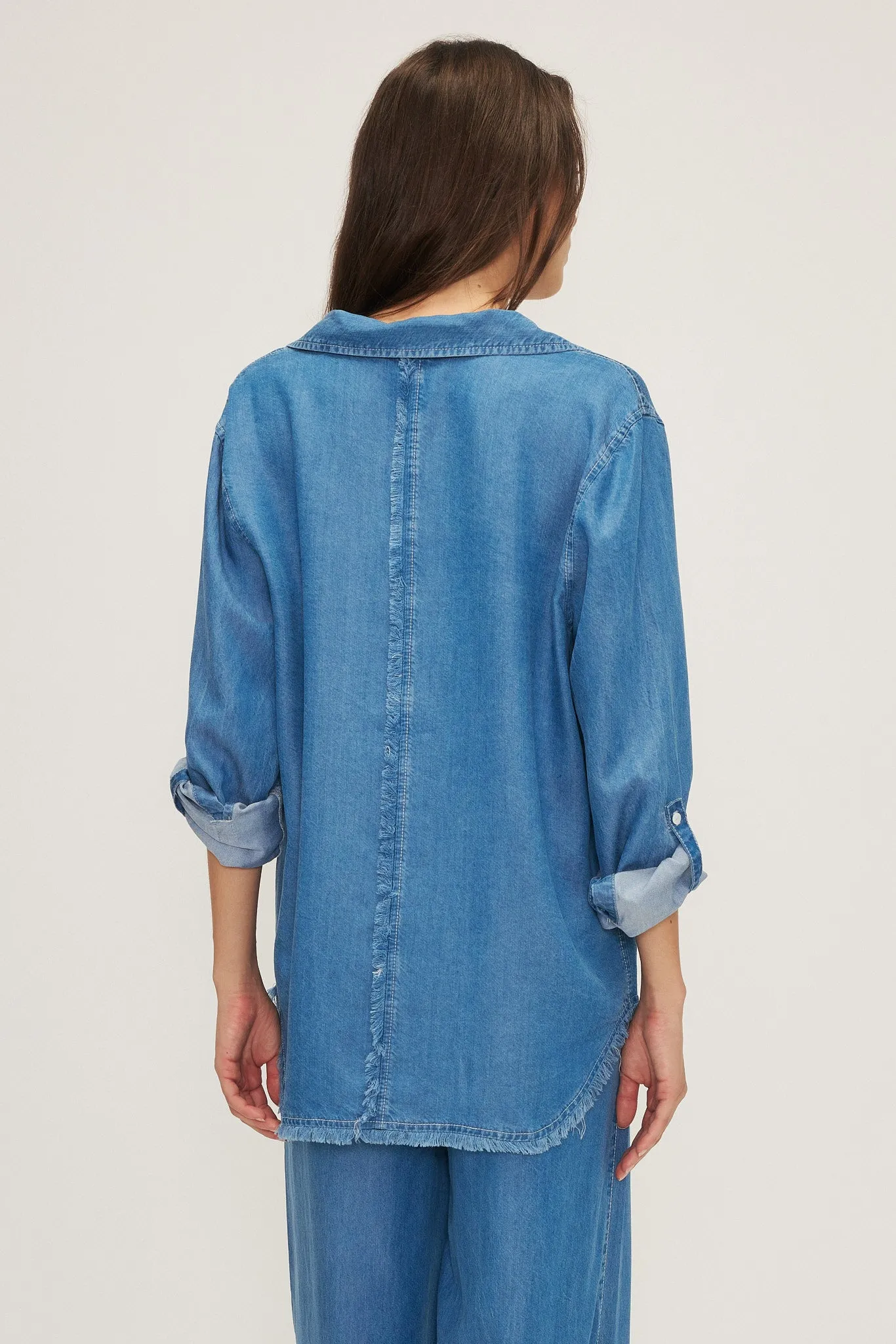 MELISSA NEPTON - CHEMISIER YOKO - BLEU MÉDIUM - PÉ25 sold by Boutique Unicorn product image thumbnail 3