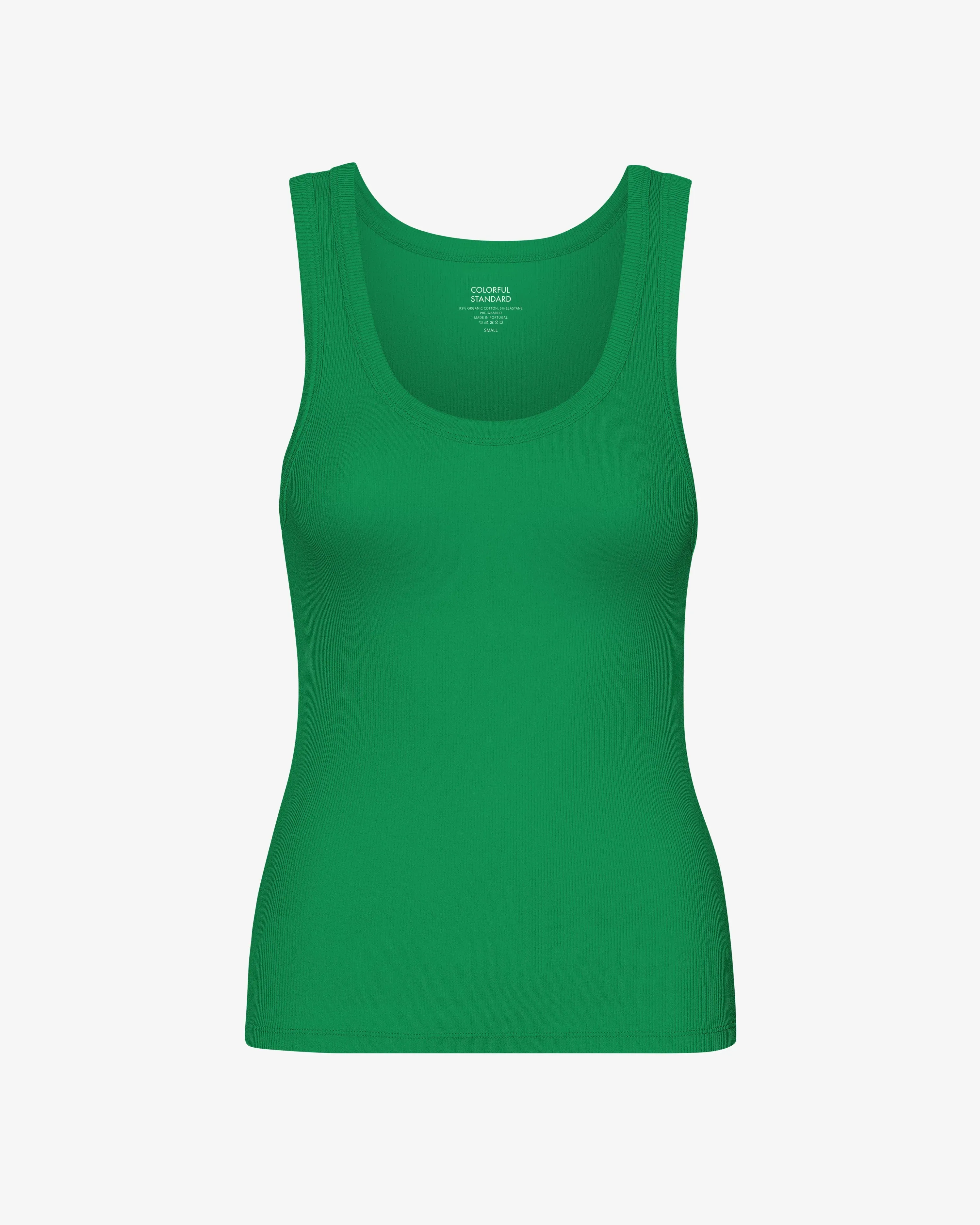 COLORFUL STANDARD - CAMISOLE COTELÉ - KELLY GREEN sold by Boutique Unicorn