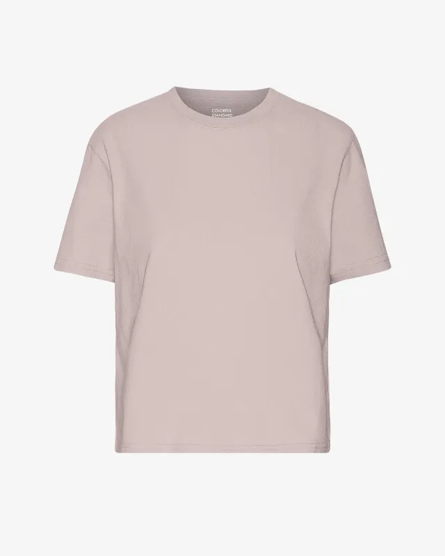 COLORFUL STANDARD - T SHIRT BOXY COURT - ROSE DÉLAVÉ sold by Boutique Unicorn