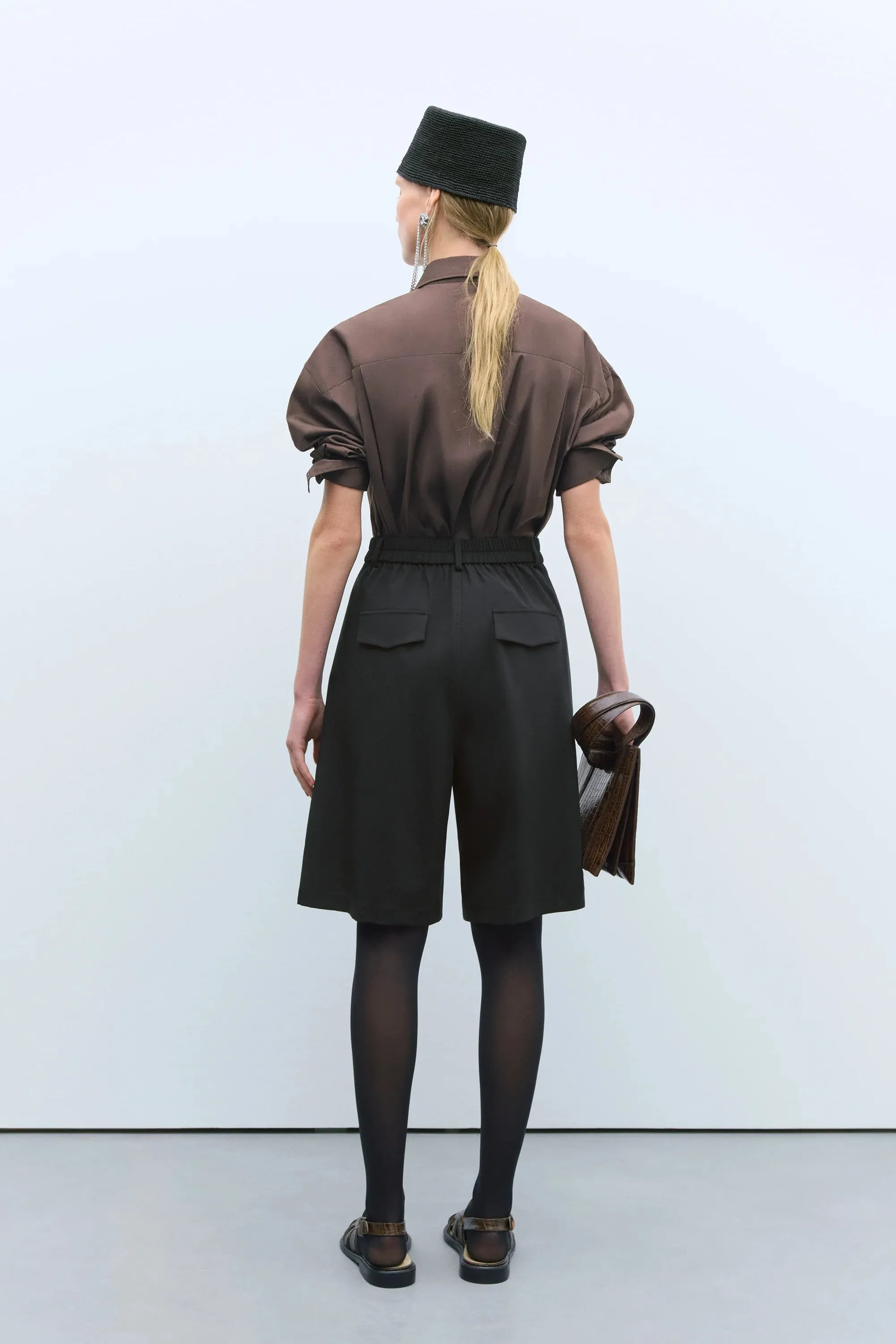 CORDERA - BERMUDA TAILLEUR - NOIR - PF25 sold by Boutique Unicorn product image thumbnail 3