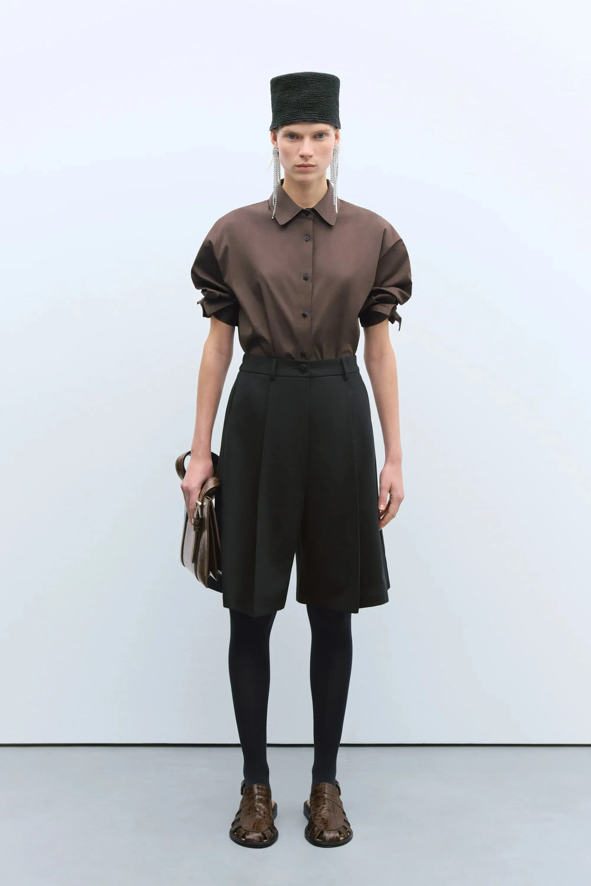 CORDERA - BERMUDA TAILLEUR - NOIR - PF25 sold by Boutique Unicorn