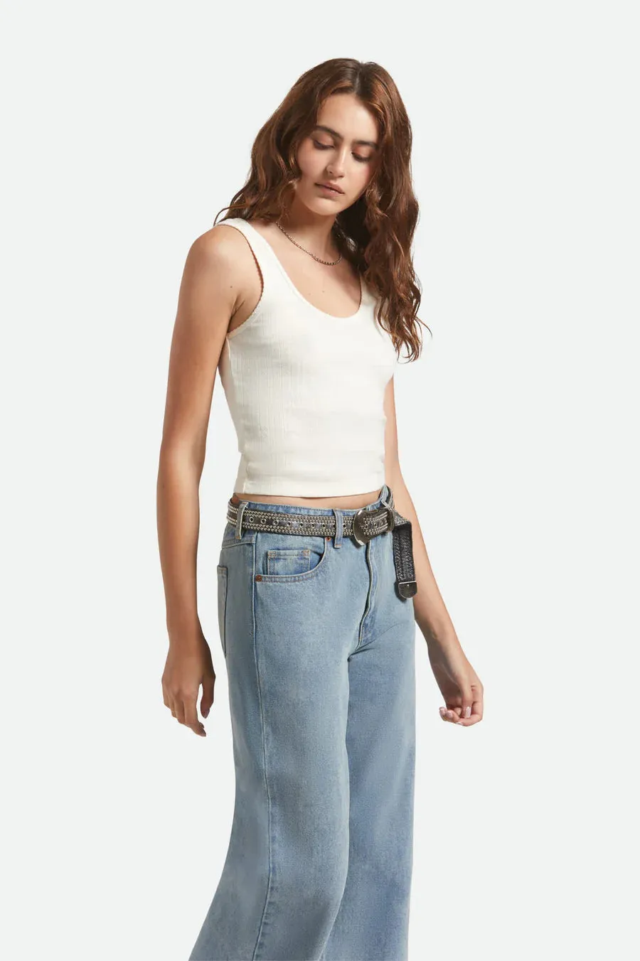 BRIXTON - CAMISOLE POINTELLE - BLANC CASSÉ - AH25 sold by Boutique Unicorn product image thumbnail 3