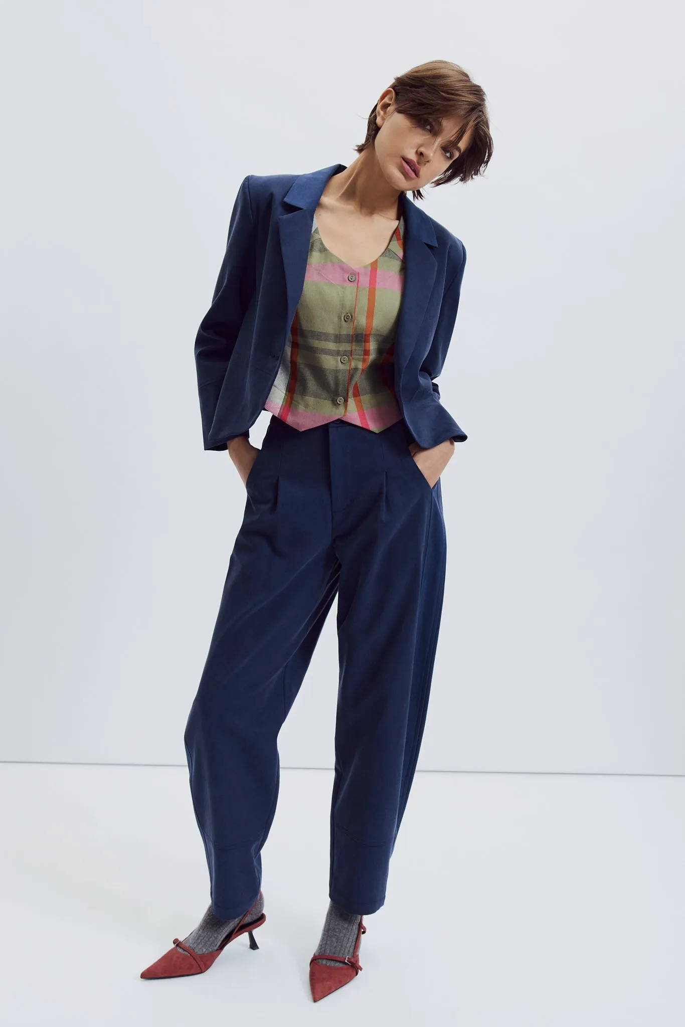 EVE GRAVEL - PANTALON ERATO - MINUIT - AH25 sold by Boutique Unicorn