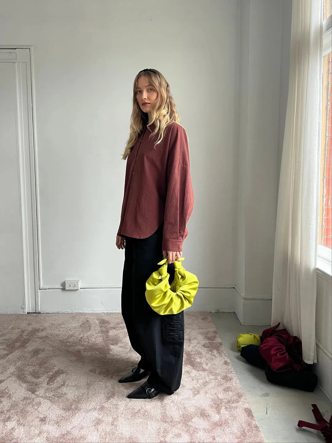 A BRONZE AGE - CHEMISE ROBBIE - RAYURE VIN - AH25 sold by Boutique Unicorn product image thumbnail 3