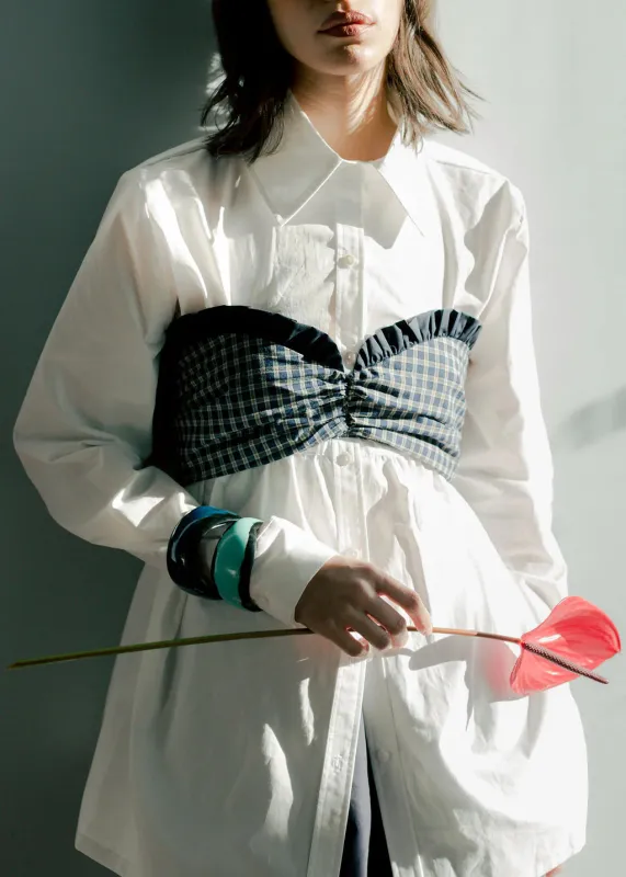 A BRONZE AGE - HAUT PATTI - CARTER PLAID - AH25 made by A Bronze Age