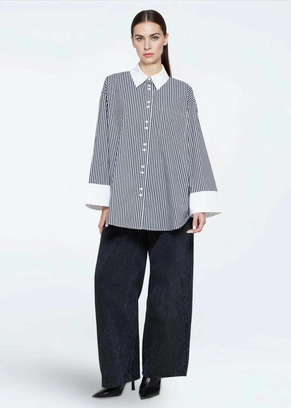 MINIMUM - CHEMISE MAISY - NOIR - AH25 sold by Boutique Unicorn