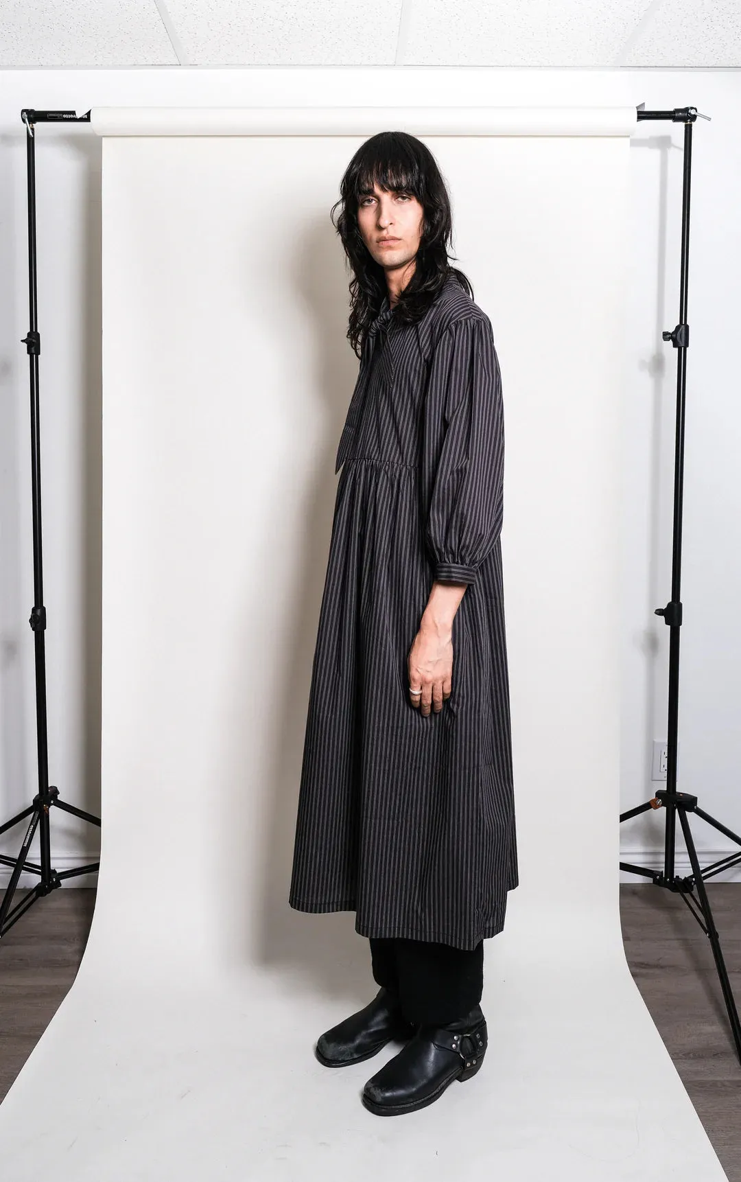 ET TIGRE - ROBE THERISE - RAYÉ NOIR - AH25 sold by Boutique Unicorn product image thumbnail 2