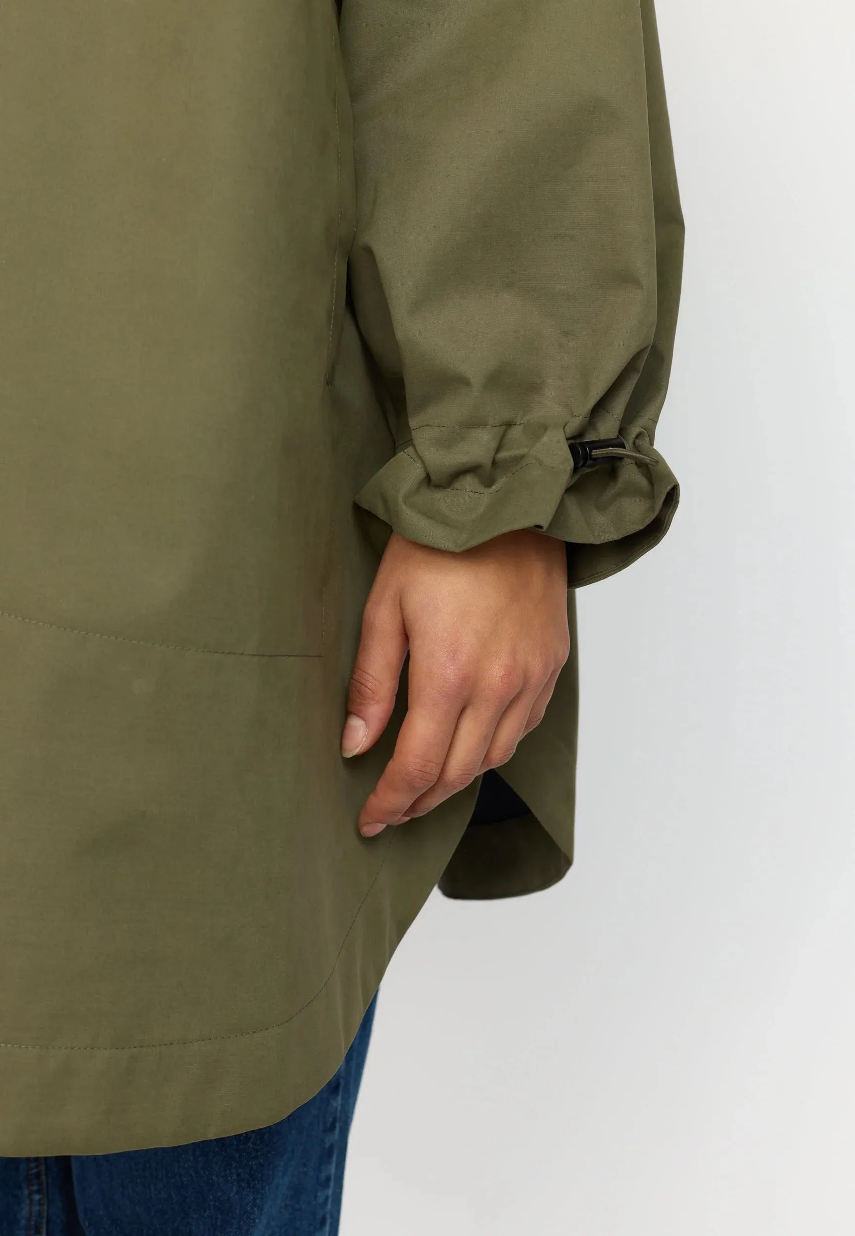 SELFHOOD - PONCHO - KAKI - AH25 sold by Boutique Unicorn product image thumbnail 5