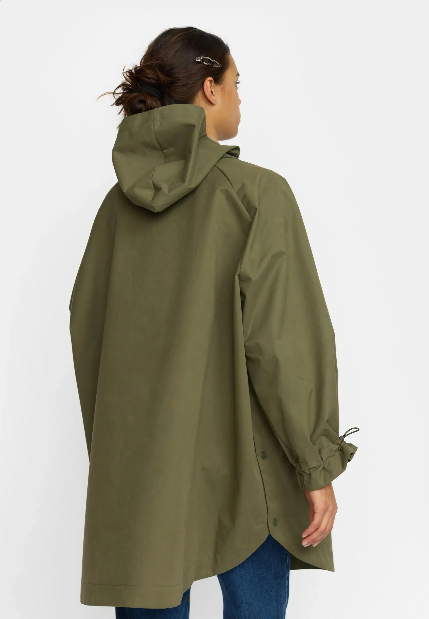 SELFHOOD - PONCHO - KAKI - AH25 sold by Boutique Unicorn product image thumbnail 2