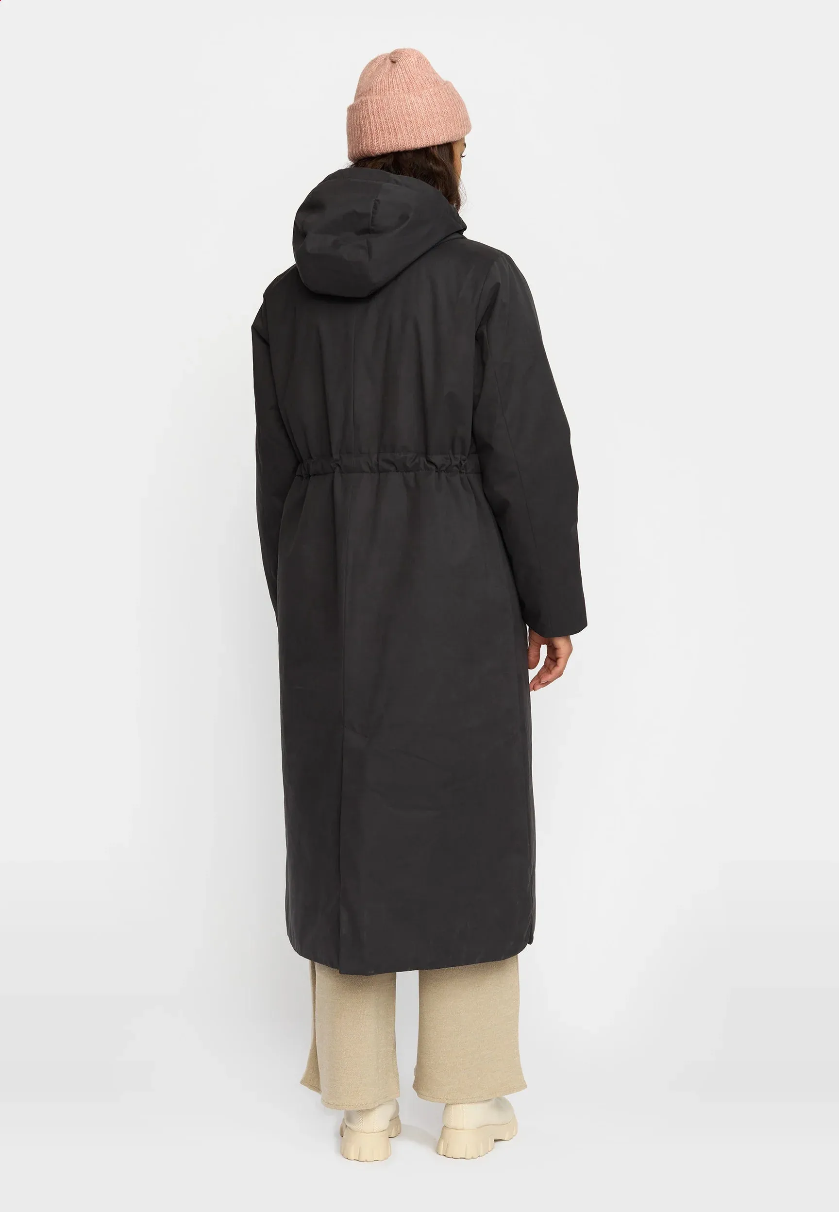 SELFHOOD - PARKA LONGUE À CAPUCHE - NOIR - AH25 sold by Boutique Unicorn product image thumbnail 2