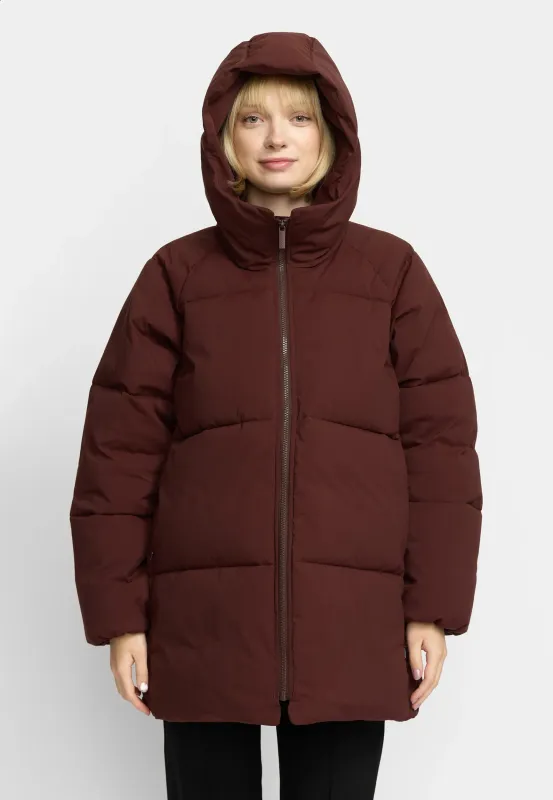 SELFHOOD - MANTEAU SURDIMENSSIONÉ - BOURGOGNE - AH25 sold by Boutique Unicorn