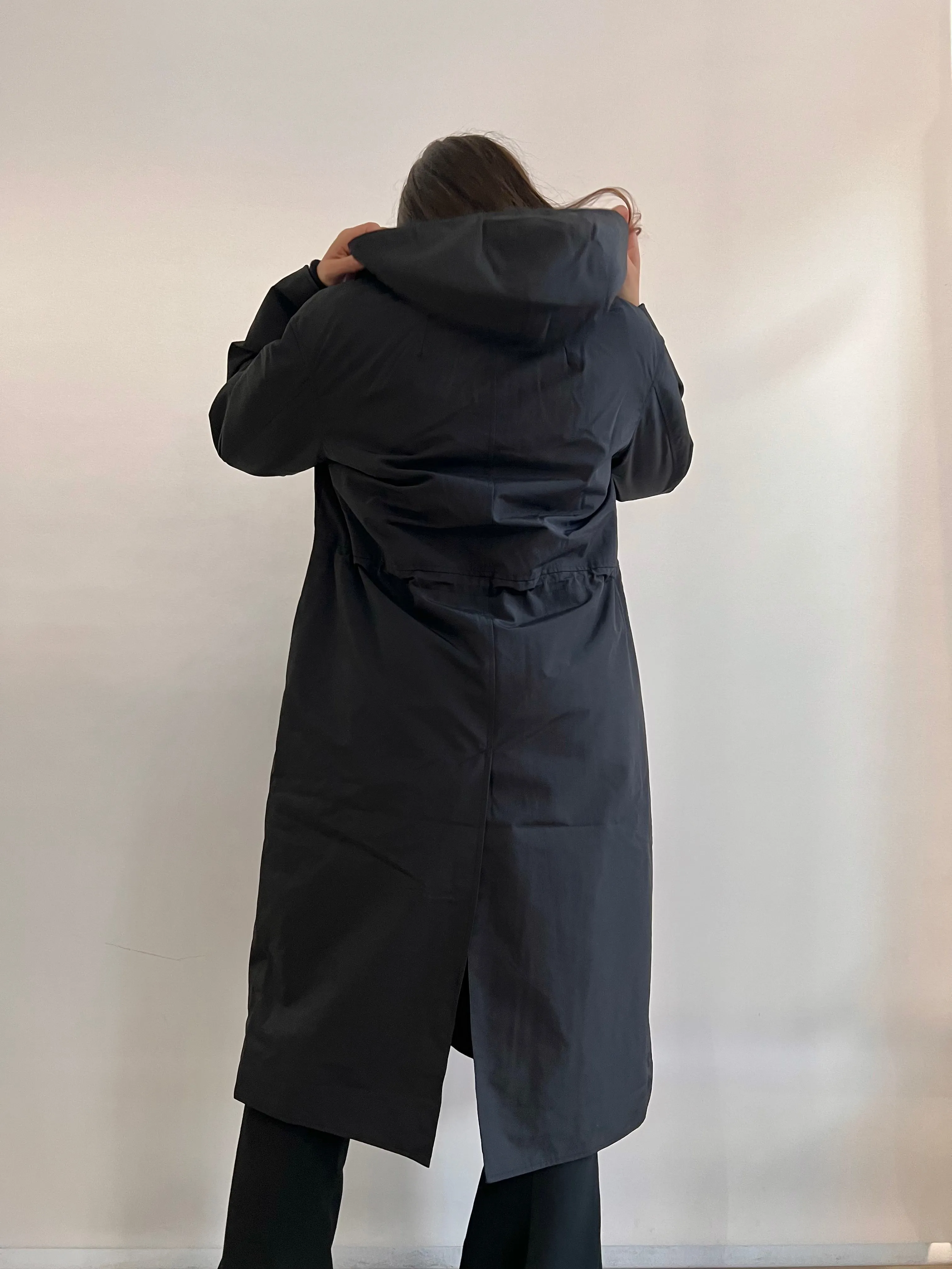 BRIXTOL TEXTILES - JOAN JETT NYLON CAPUCHE - NOIR - AH25 sold by Boutique Unicorn product image thumbnail 4