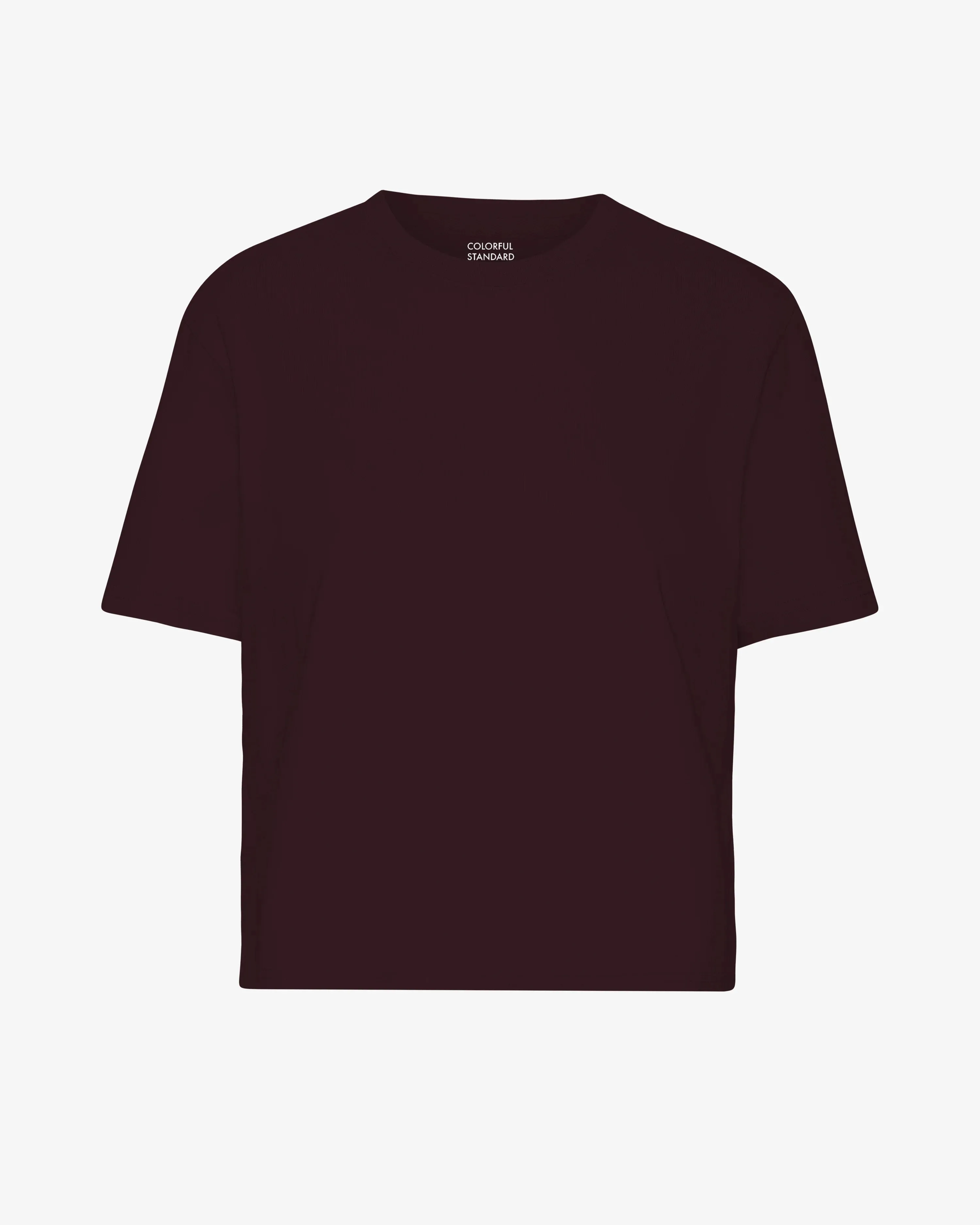 COLORFUL STANDARD - T SHIRT BOXY COURT - OXBLOOD RED sold by Boutique Unicorn