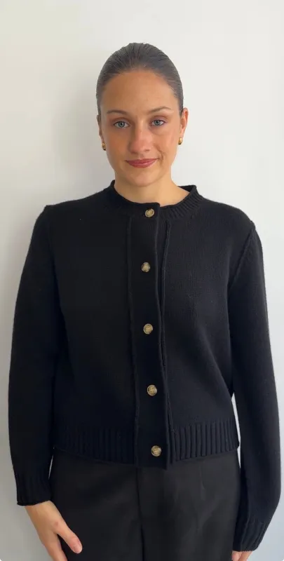 NAIF - CARDIGAN LUNE - NOIR - AH25 sold by Boutique Unicorn