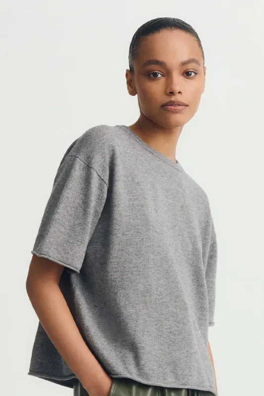 MELISSA NEPTON - CHANDAIL SOFIA - GRIS FONCÉ - AH25 sold by Boutique Unicorn