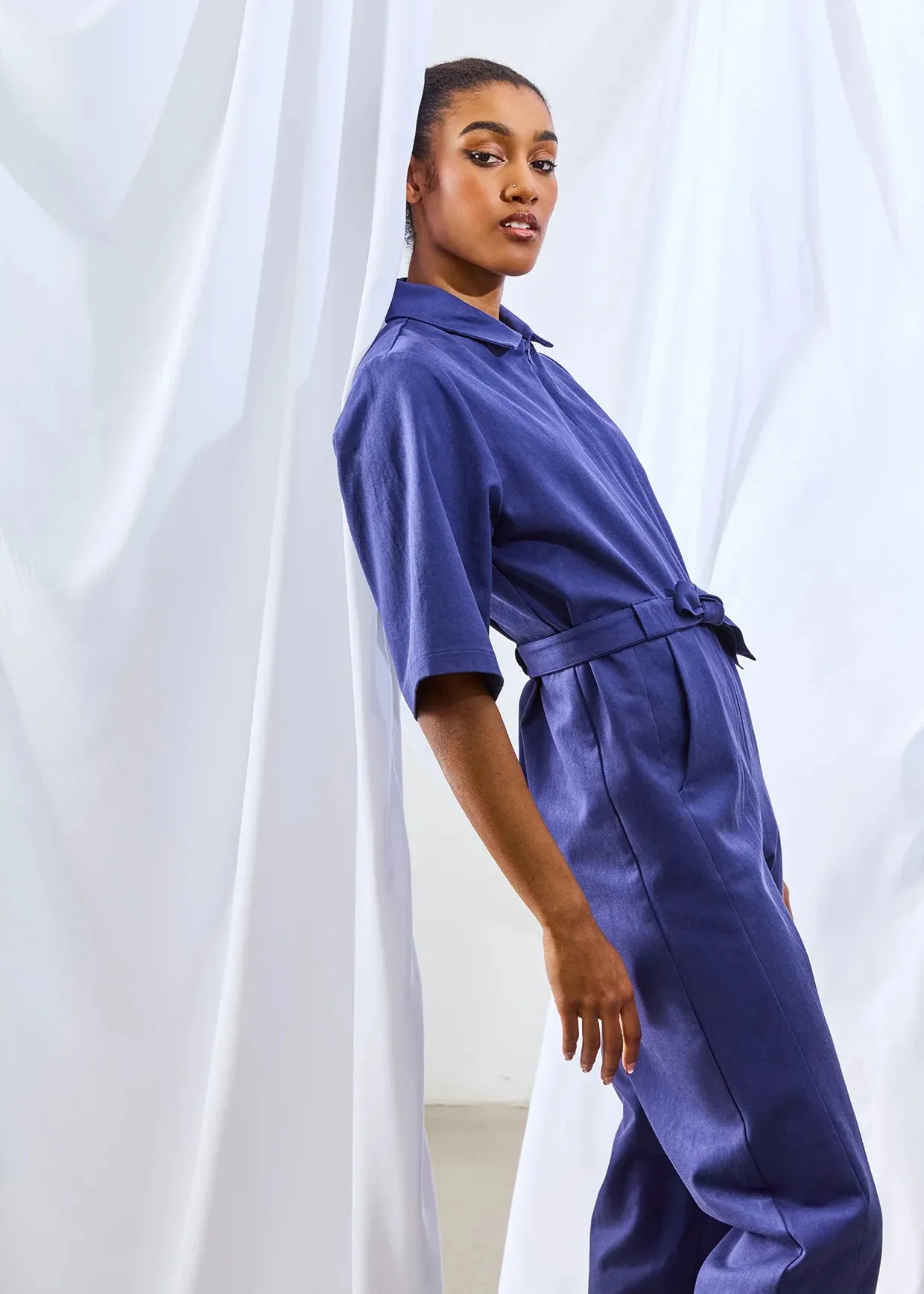 DAGG & STACEY - JUMPSUIT CAMERON - INDIGO - AH25 sold by Boutique Unicorn