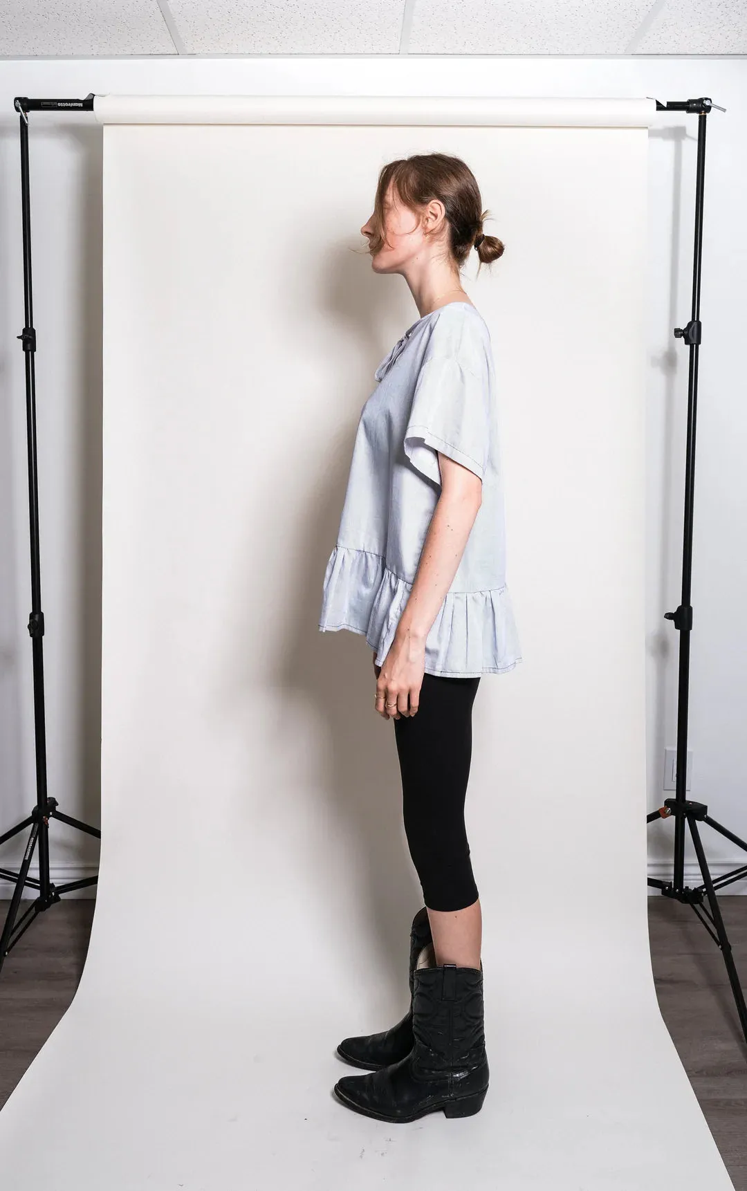 ET TIGRE - BLOUSE EVAN - RAYÉ BLEU/BLANC - PÉ26 sold by Boutique Unicorn product image thumbnail 2