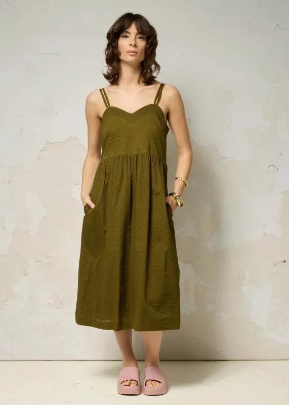 COKLUCH - ROBE THALASSA - OLIVE - PÉ26 made by Cokluch