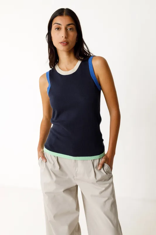 SKFK - HAUT BAIA - MARINE - PÉ26 made by Boutique Unicorn