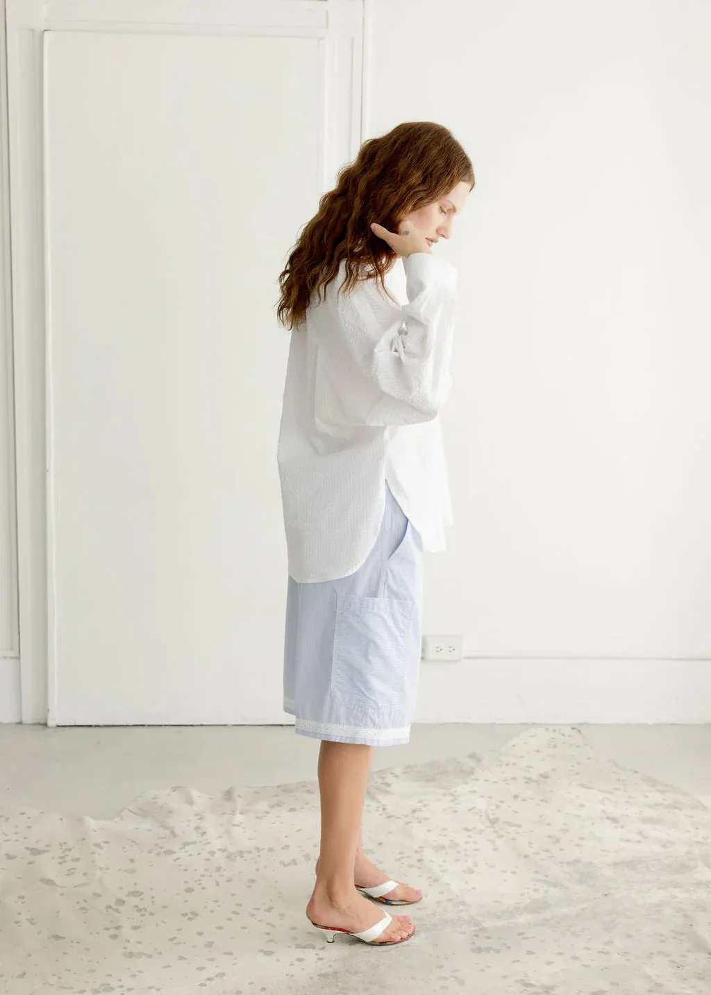 A BRONZE AGE - CHEMISIER ROBBIE - BLANC SOLSTICE - PÉ26 sold by Boutique Unicorn product image thumbnail 3