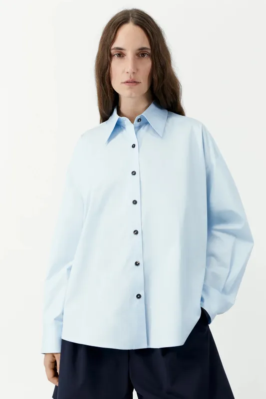 CORDERA - CHEMISE OVERSIZE - BLEU PÂLE - PÉ26 made by Cordera