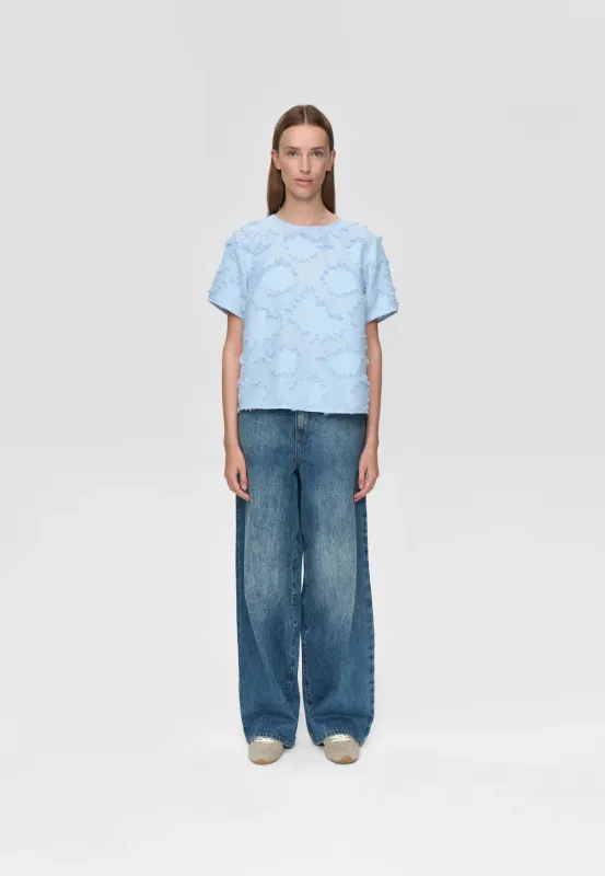 MINIMUM - BLOUSE JOANNA - BLEU CACHEMIRE - PÉ26 made by Minimum