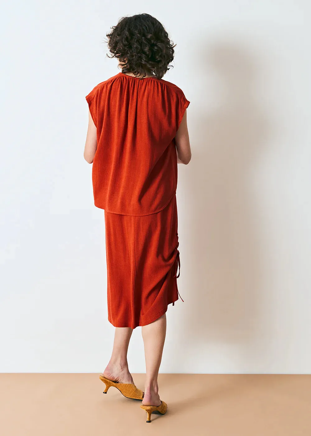 DAGG & STACEY - CHEMISIER CAMPBELL - PERSIMMON - PÉ26 sold by Boutique Unicorn product image thumbnail 2