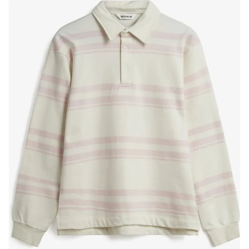MINIMUM - TATE RUGBY POLO - ROSE PRIMEROSE - PÉ26 made by Minimum