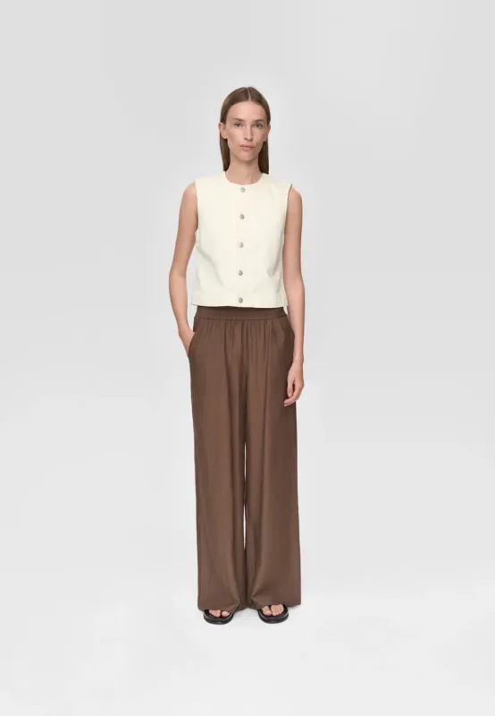 MINIMUM - PANTALON ROSIES - FOSSILE - PÉ26 made by Minimum