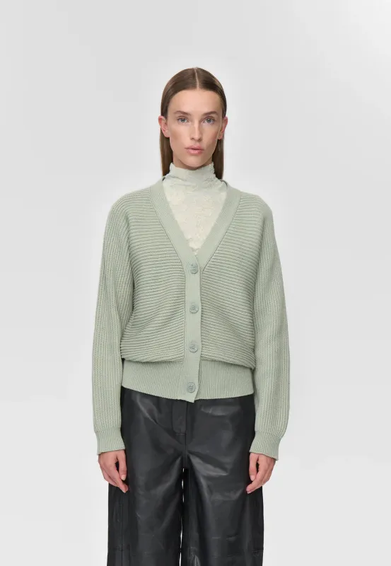 MINIMUM - CARDIGAN JIANNA - DESERT SAUGE - PÉ26 made by Minimum