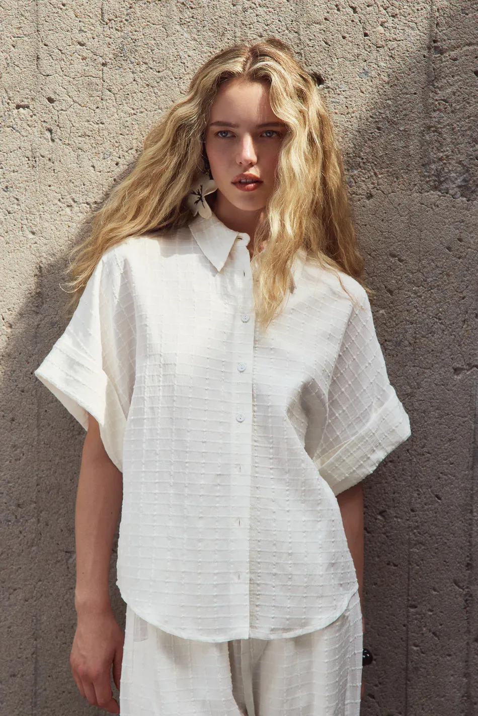 EVE GRAVEL - CHEMISE LEXIE - BLANC - PÉ26 sold by Boutique Unicorn