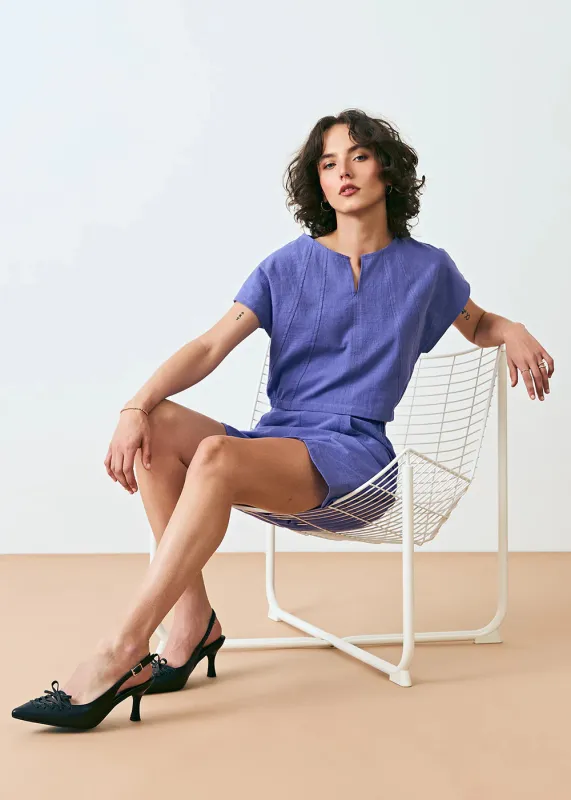 DAGG & STACEY - SHORT ELORA - VIOLET MYSTIQUE - PÉ26 made by Dagg & Stacey