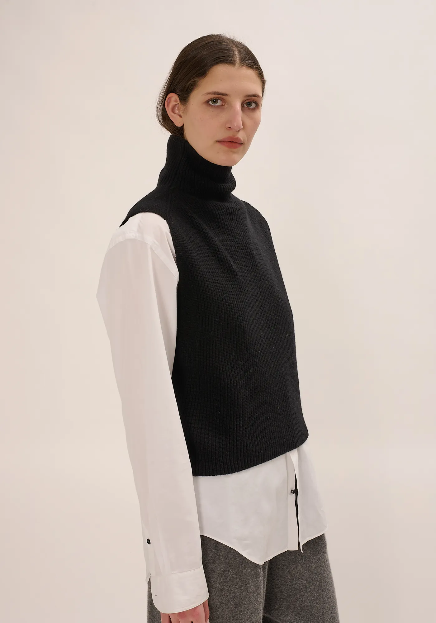 Evelina Merino Wool Vest - Off White sold by DEMYLEE product image thumbnail 3