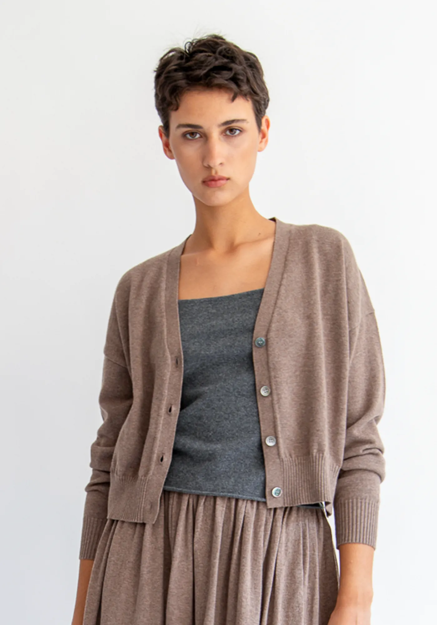 Lola Cotton Cashmere Cardigan sold by DEMYLEE product image thumbnail 3