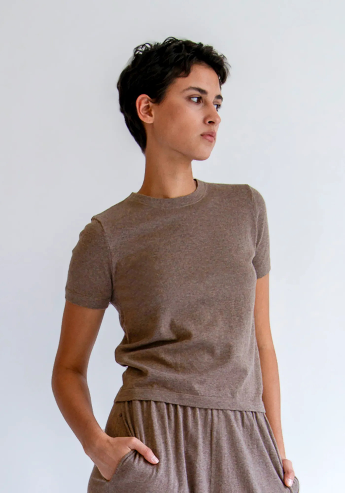Adebola Cotton Cashmere Top sold by DEMYLEE product image thumbnail 4