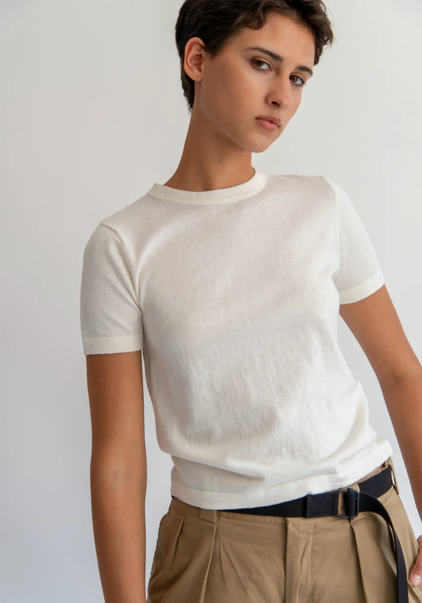 Adebola Cotton Cashmere Top sold by DEMYLEE product image thumbnail 2