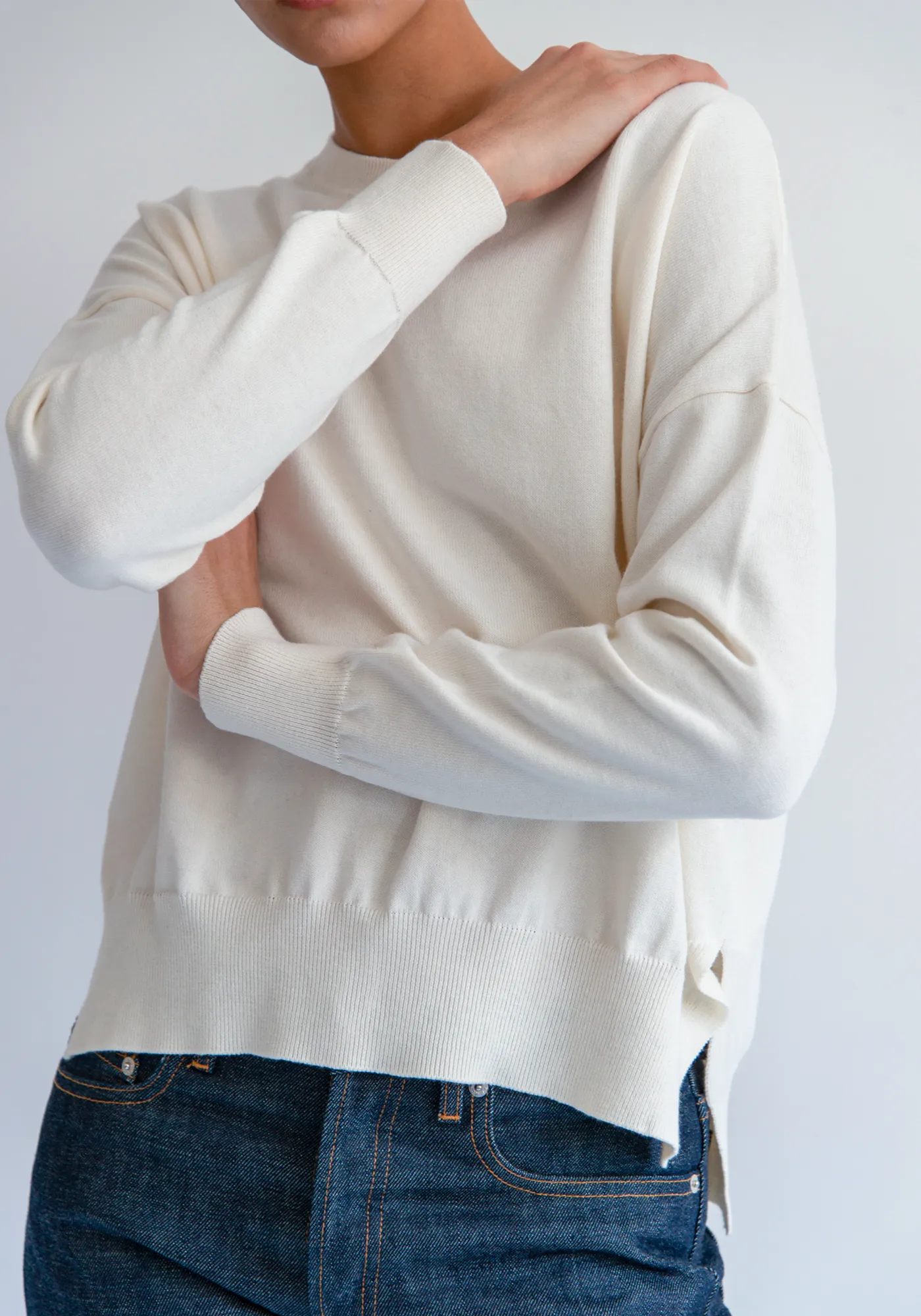 Elle Cotton Cashmere Sweater sold by DEMYLEE product image thumbnail 3
