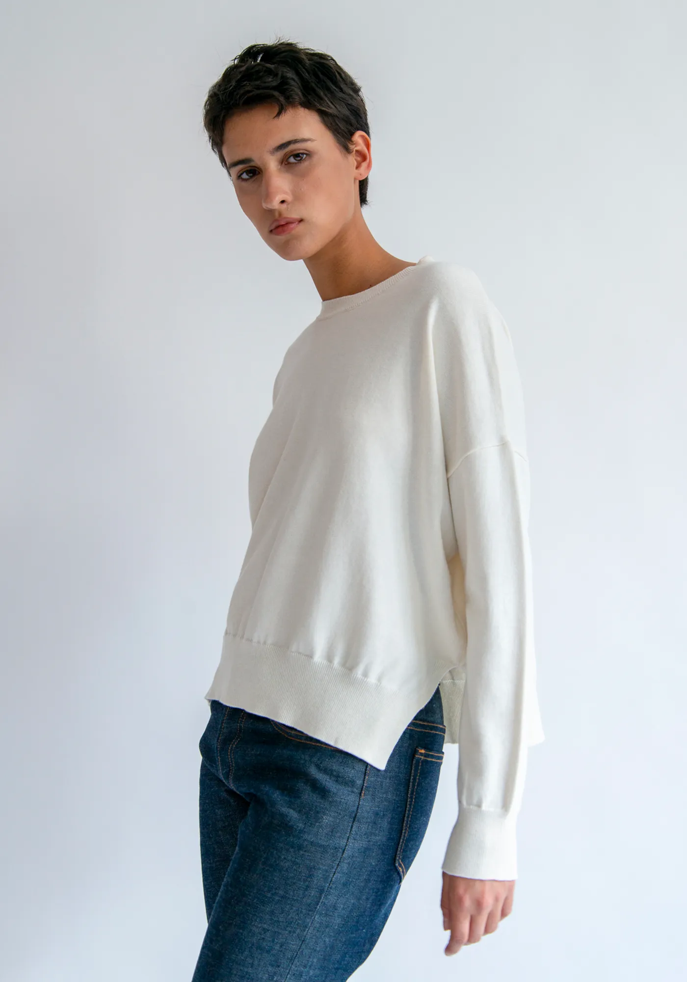 Elle Cotton Cashmere Sweater sold by DEMYLEE product image thumbnail 2