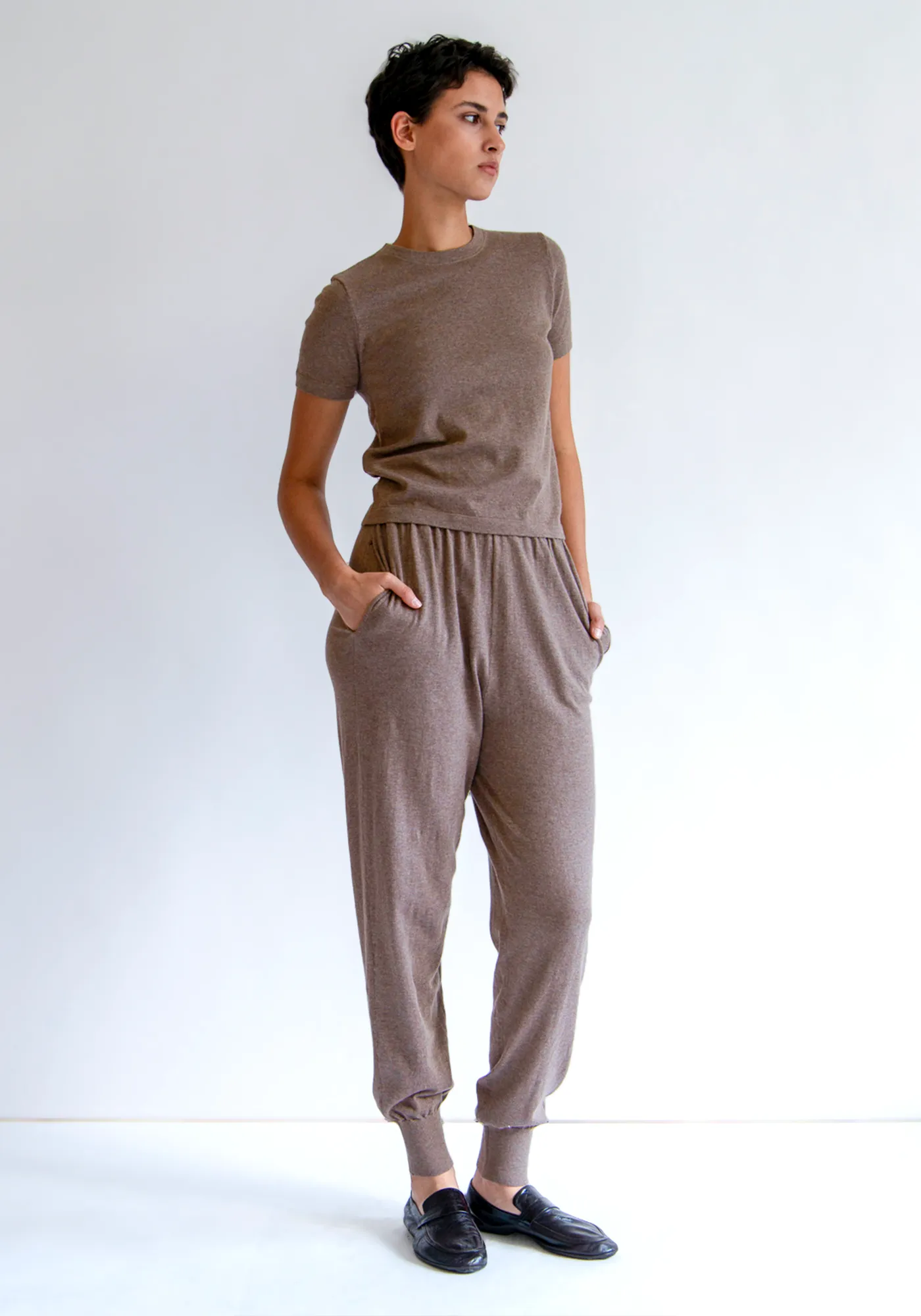 Hessa Cotton Cashmere Pant sold by DEMYLEE
