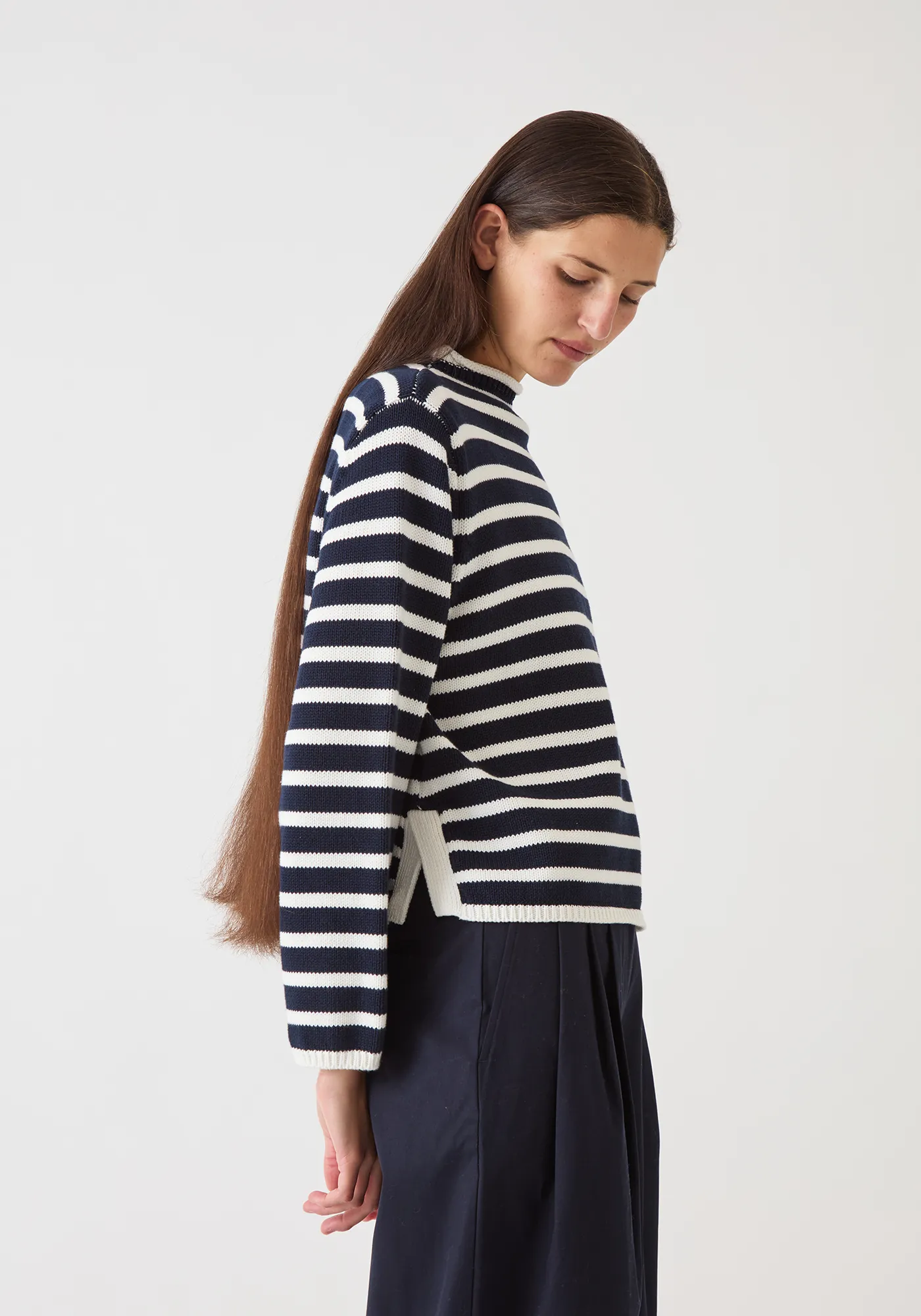 Dylan Stripe Cotton Sweater sold by DEMYLEE product image thumbnail 3